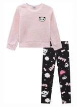 Conjunto Infantil Kukiê Legging e Blusão Panda