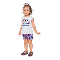 Conjunto Infantil Kyly Borboletas Feminino