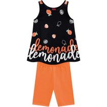 Conjunto Infantil KYLY Menina Short e Regata Blusa Tam 4 a 8