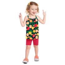 Conjunto Infantil Kyly Menina Verão Blusa e Ciclista Confortável Moderno Sofisticado 1000201 Conjunto Infantil Kyly Menina Verão Blusa e Ciclista Confortável Moderno Sofisticado 1000201