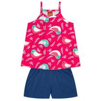 Conjunto Infantil Kyly Menina Verão Blusa e Short Confortável Moderno Sofisticado 1000229 Conjunto Infantil Kyly Menina Verão Blusa e Short Confortável Moderno Sofisticado 1000229