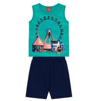 Conjunto Infantil Kyly Menino Verão Regata e Bermuda Confortável Moderno Sofisticado 1000354 Conjunto Infantil Kyly Menino Verão Regata e Bermuda Confortável Moderno Sofisticado 1000354