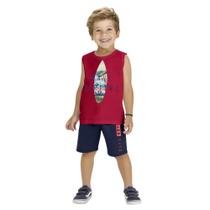 Conjunto Infantil Kyly Menino Verão Regata e Bermuda Confortável Moderno Sofisticado 1000597 Conjunto Infantil Kyly Menino Verão Regata e Bermuda Confortável Moderno Sofisticado 1000597