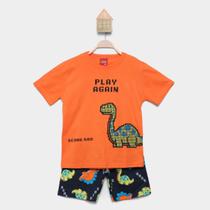 Conjunto Infantil Kyly Play Again Dino Menino