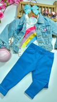 Conjunto Infantil Leggin Peluciada + T Shirt 2 ao 12