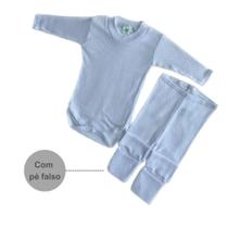 Conjunto Infantil Lion Segunda Pele Body E Calça Branco TAM G