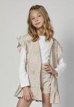 Conjunto Infantil Luluzinha Xadrez Borboletas Conjunto Infantil Luluzinha Xadrez Borboletas