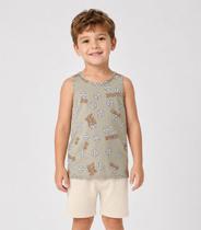 Conjunto Infantil Machão e Bermuda Select Verde Conjunto Infantil Machão e Bermuda Select Verde
