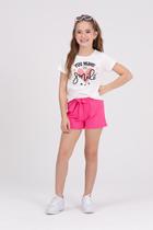 Conjunto Infantil Make Me Smile Off Conjunto Infantil Make Me Smile Off
