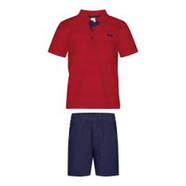 Conjunto Infantil Malha e Viscolinho Alakazoo Ref. A5042 Cor:VermelhoTamanho:4 Conjunto Infantil Malha e Viscolinho Alakazoo Ref. A5042 Cor:VermelhoTamanho:4