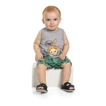 Conjunto Infantil Manga Curta Menino Bee Loop Ref. 13948 Conjunto Infantil Manga Curta Menino Bee Loop Ref. 13948