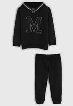 Conjunto infantil manga longa moletom matelassê masculino mundi ref 54230