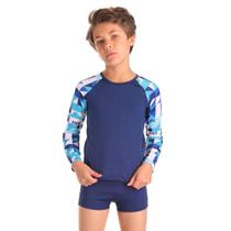 Conjunto Infantil Manga Longa UV 50+ Raglan Conjunto Infantil Manga Longa UV 50+ Raglan