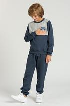 Conjunto Infantil Marinho de Moletom Play