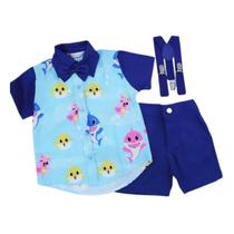 Conjunto Infantil Masculino Baby Shark - Modelo 1