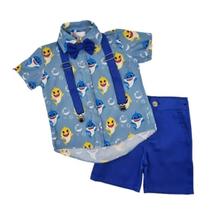 Conjunto Infantil Masculino Baby Shark - Modelo 3