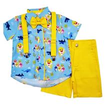 Conjunto Infantil Masculino Baby Shark - Modelo 4