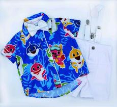 Conjunto Infantil Masculino Baby Shark - Modelo 5