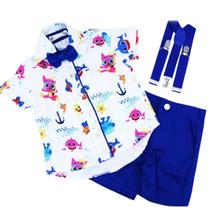 Conjunto Infantil Masculino Baby Shark - Modelo 6