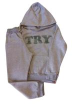 Conjunto Infantil Masculino Blusão ML + Calça Cata-Vento