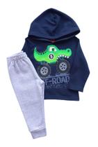 Conjunto Infantil Masculino Blusão ML + Calça Moletom Kyly Conjunto Infantil Masculino Blusão ML + Calça Moletom Kyly