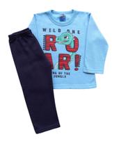 Conjunto Infantil Masculino Blusão ML + Calça Moletom WRK