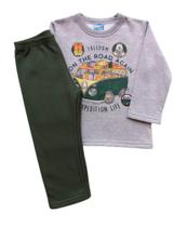Conjunto Infantil Masculino Blusão ML + Calça WRK