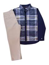Conjunto Infantil Masculino Camisa/Colete + Calça Club Z