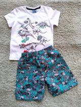 Conjunto Infantil Masculino Camiseta + Bermuda Duduka