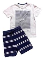 Conjunto Infantil Masculino Camiseta + Bermuda Glinny Conjunto Infantil Masculino Camiseta + Bermuda Glinny