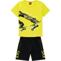Conjunto Infantil Masculino Camiseta + Bermuda Kyly 112680