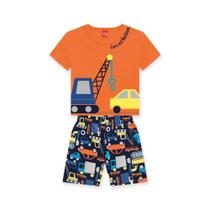 Conjunto Infantil Masculino Camiseta + Bermuda Kyly