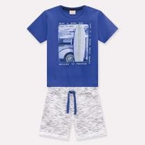 Conjunto Infantil Masculino Camiseta + Bermuda Milon 15058