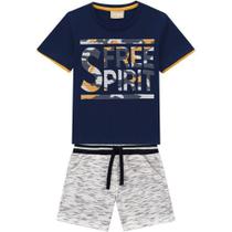 Conjunto Infantil Masculino Camiseta + Bermuda Milon R.13434