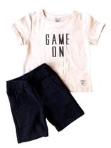 Conjunto Infantil Masculino Camiseta + Bermuda Perfect Boys