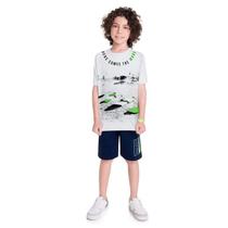Conjunto Infantil Masculino Camiseta com Bermuda 111615