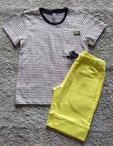 Conjunto Infantil Masculino Camiseta e Bermuda Make Your Alekids