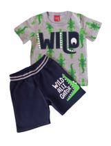 Conjunto Infantil Masculino Camiseta MC + Bermuda Kyly