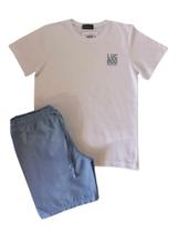 Conjunto Infantil Masculino Camiseta MC + Bermuda Luc.boo