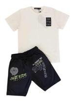 Conjunto Infantil Masculino Camiseta MC e Bermuda ioLuig!