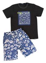 Conjunto Infantil Masculino Camiseta MC e Bermuda ioLuig!