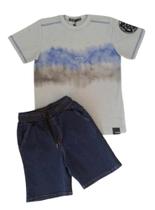 Conjunto Infantil Masculino Camiseta MC E Bermuda Jeans ioLuig!