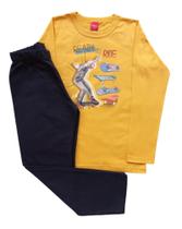 Conjunto Infantil Masculino Camiseta ML + Calça Elian