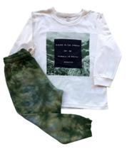 Conjunto Infantil Masculino Camiseta ML + Calça Glinny Conjunto Infantil Masculino Camiseta ML + Calça Glinny