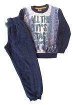 Conjunto Infantil Masculino Casaco + Calça em Pelo Tileesul