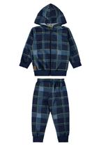 Conjunto Infantil Masculino com Jaqueta e Calça Moletom Bee Loop