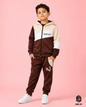 Conjunto infantil masculino de frio roupa de inverno para crianças menino roupa de frio infantil