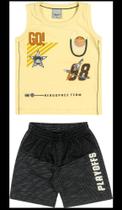 Conjunto infantil masculino de malha e moletinho Conjunto infantil masculino de malha e moletinho