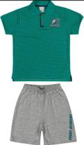 Conjunto infantil masculino de malha pocket/moletinho Conjunto infantil masculino de malha pocket/moletinho