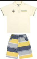 Conjunto infantil masculino de malha/tec eco